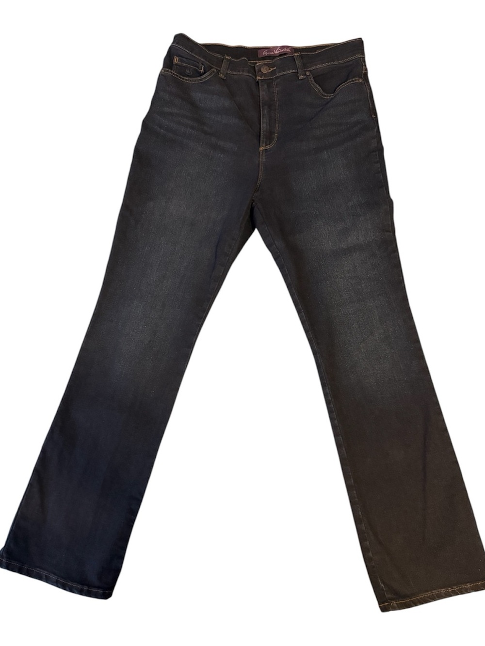 Gloria Vanderbilt Amanda Bootcut Jeans Women’s Size 14 Dark Wash Stretch Denim
